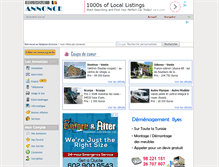 Tablet Screenshot of belgique-annonce.com