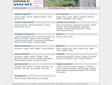 Tablet Screenshot of annuaire.belgique-annonce.com